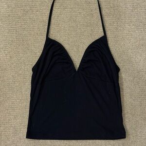 Sunday Best Midnight Black Halter Top